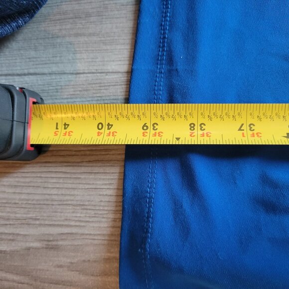 Chaps Blue Sleeveless Ruffle V-Neck Dress  NWT - Picture 9 of 10